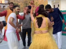 Vikrant Massey and Sheetal Thakur groove to the track ‘Desi Girl’ in an unseen video from their haldi ceremony
