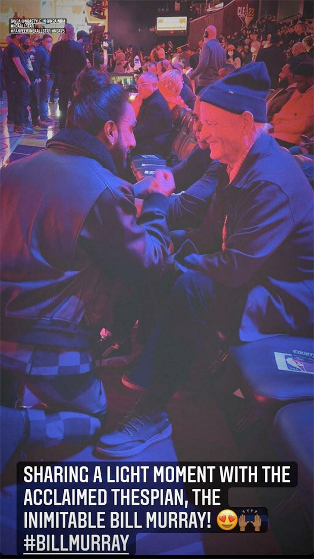 Ranveer Singh shares photos with Machine Gun Kelly, Megan Fox, Bill Murray, Mary J. Blige, Shaquille O'Neal from NBA All-Star Celebrity Game in Cleveland 