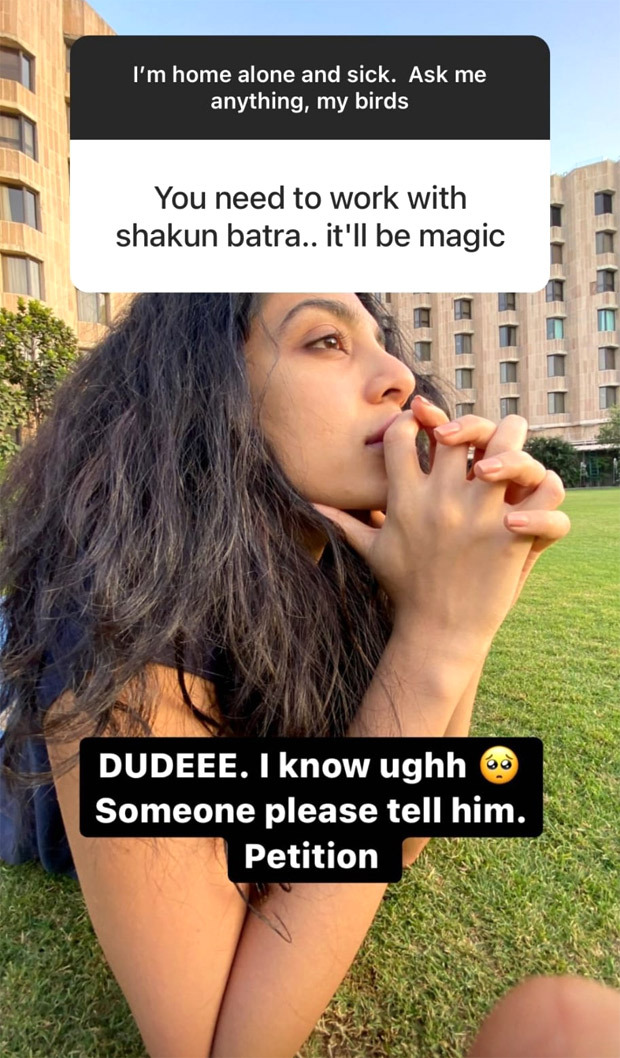 Sobhita Dhulipala’s fan asks her to work with Gehraiyaan director Shakun Batra, says it will be magical; actress reacts