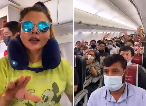 Rakhi Sawant asks co-passengers to allow her to fly the plane; tells them to open the windows if they feel hot