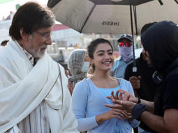 Amitabh Bachchan shares a picture with ‘Pushpa’ Rashmika Mandanna from the sets of the film Goodbye