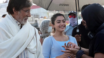 Amitabh Bachchan shares a picture with ‘Pushpa’ Rashmika Mandanna from the sets of the film Goodbye