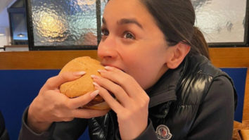 Alia Bhatt relishes vegan burger and fries as Gangubai Kathiawadi enters Rs. 100 crore club at the box office; Ranveer Singh comments 