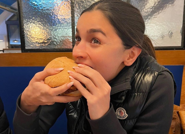 Alia Bhatt relishes vegan burger and fries as Gangubai Kathiawadi enters Rs. 100 crore club at the box office; Ranveer Singh comments 