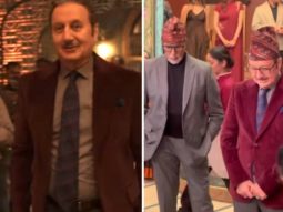 Anupam Kher celebrates his birthday on sets of Unnchai with Amitabh Bachchan, Danny Denzongpa, and Boman Irani; See photos