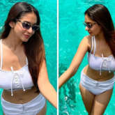 Anushka Sen takes the internet by storm; dons white bikini as she vacations in Maldives 