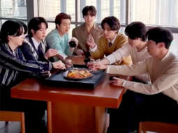 BTS celebrate their new ‘Dynamite’ billion streams plaque by eating Bibimbap off of it