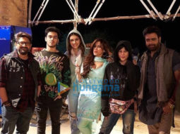 On the Sets of the movie Bachchhan Paandey