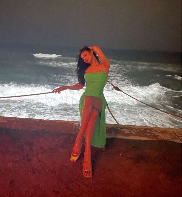 FASHION FACE-OFF: Shanaya Kapoor or Mouni Roy – Who styled apple green midi dress with thigh-high slit worth Rs. 3,990 better? FASHION FACE-OFF: Shanaya Kapoor or Mouni Roy – Who styled apple green midi dress with thigh-high slit worth Rs. 3,990 better?