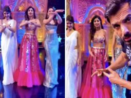 John Abraham teaches dance to Shilpa Shetty, Jacqueline Fernandez and Rakul Preet; watch