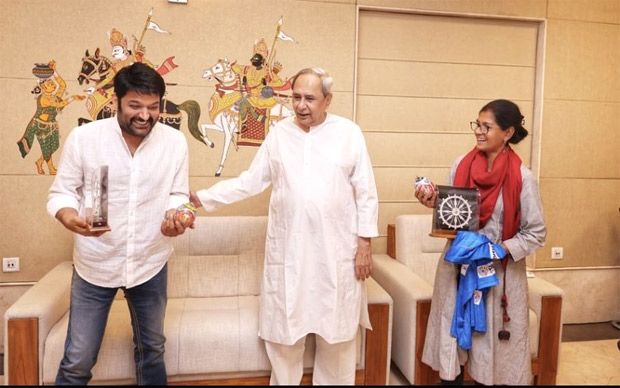Kapil Sharma, Nandita Das meet Naveen Patnaik in Odisha amidst their film shoot