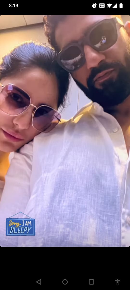 Katrina Kaif shares romantic selfies with Vicky Kaushal; see photos
