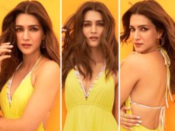 Kriti Sanon embraces summer style in pleated backless jumpsuit worth Rs. 44,999 paired with bikini top for Bachchhan Paandey promotions