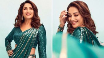 Madhuri Dixit is marvellous Manish Malhotra muse in majestic sequin lehenga saree for The Fame Game song ‘Dupatta Mera’