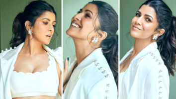 Nimrat Kaur is embracing summer in white pantsuit worth Rs. 40,132 for Dasvi promotions
