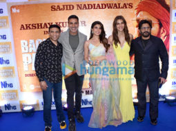 Photos: Akshay Kumar, Jacqueline Fernandez, Kriti Sanon, and Arshad Warsi clicked at the press conference for Bachchhan Paandey