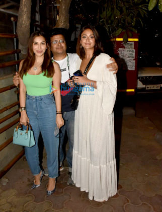 Photos: Ileana D’Cruz, Sophie Choudry and Tanuj Garg step out for dinner at House of Mandarin in Bandra