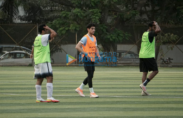 photos ishaan khatter ibrahim ali khan karan wahi and others snapped at an all star football match 2