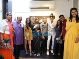 Photos: Jackie Shroff looks dapper in white as he graces a painting exhibition to support his friends Gautam and Rupali Patole