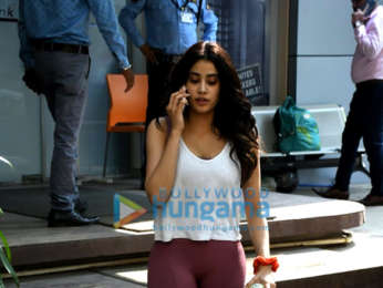 Photos: Janhvi Kapoor spotted at the gym