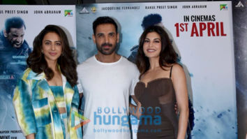 Photos: John Abraham, Jacqueline Fernandez, Rakul Preet Singh snapped during the promotions of Attack – Part I