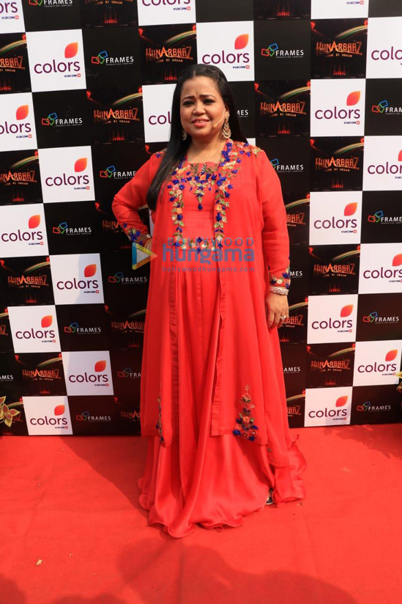 photos karan johar parineeti chopra mithun chakraborty bharti singh snapped on the sets of hunarbaaz desh ki shaan 4