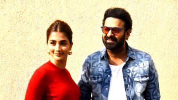 Photos: Prabhas is all smiles as he joins Pooja Hegde for Radhe Shyam promotions in Mumbai