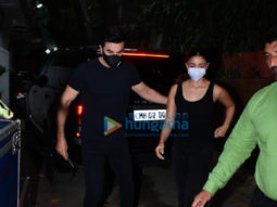 Photos: Ranbir Kapoor and Alia Bhatt twin in black as they get snapped at Krome Studio in Bandra