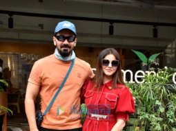 Photos: Rubina Dilaik and Abhinav Shukla snapped at Farmers’ Cafe in Bandra