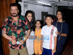 Photos: Sanjay Dutt snapped with his family at Izumi in Bandra