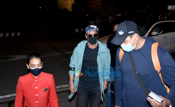 photos shah rukh khan deepika padukone john abraham leave for spain for the shoot of pathaan sohail khan snapped at the mumbai airport 4