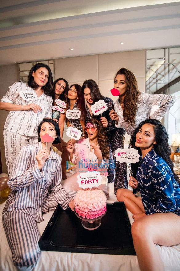 photos shama sikander glams up with her girlfriends for her bachelorette 1