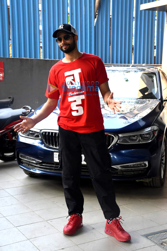photos siddhant chaturvedi looks cool in a red and black outfit as he gets snapped outside piyush dance class 2