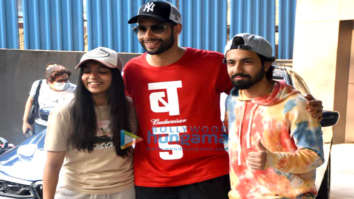 Photos: Siddhant Chaturvedi looks cool in a red and black outfit as he gets snapped outside Piyush Dance Class