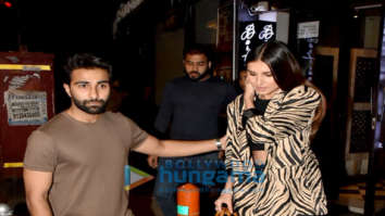 Photos: Tara Sutaria steps out in style for date night with boyfriend Aadar Jain at Bastian in Bandra
