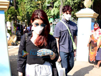 Photos: Twinkle Khanna and her son Aarav spotted together in Bandra