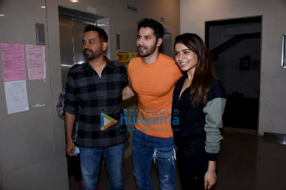 photos varun dhawan samantha ruth prabhu and raj nidimoru snapped in andheri 2