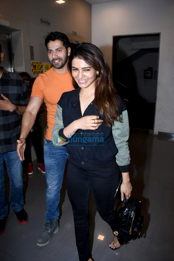 photos varun dhawan samantha ruth prabhu and raj nidimoru snapped in andheri 4