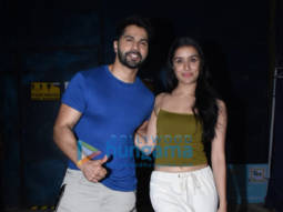 Photos: Varun Dhawan and Shraddha Kapoor snapped together in Andheri