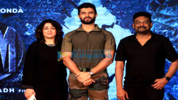 Photos: Vijay Deverakonda, Charmy Kaur and Puri Jagannadh announce their film JGM in Mumbai