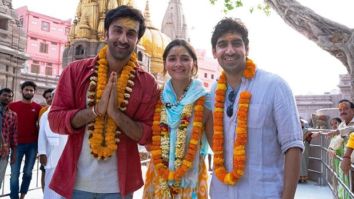 Ranbir Kapoor and Alia Bhatt perform puja after wrapping the shoot of Brahmastra