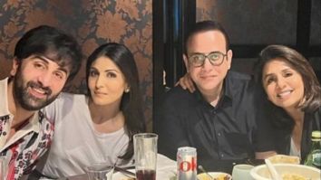 Ranbir Kapoor relishes a meal with mom Neetu Kapoor, sister Riddhima Kapoor Sahni and Nikhil Nanda