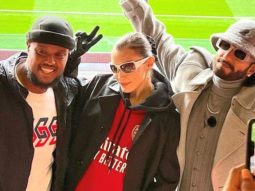 Ranveer Singh bonds with supermodel Bella Hadid at the Premier League in the UK