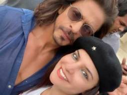 Shah Rukh Khan flaunts his long tresses in photos with fans after wrapping Spain schedule of Pathaan