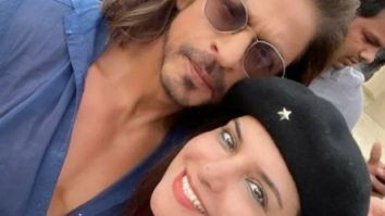 Shah Rukh Khan flaunts his long tresses in photos with fans after wrapping Spain schedule of Pathaan