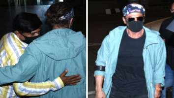 Shah Rukh Khan greets airport security with folded hands, hugs his driver as he leaves Mumbai days after launching Pathaan teaser 