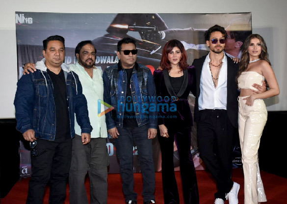 tiger shroff tara sutaria bhushan kumar and others snapped at the music launch event of heropanti 2 1