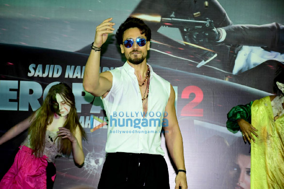 tiger shroff tara sutaria bhushan kumar and others snapped at the music launch event of heropanti 2 3 2