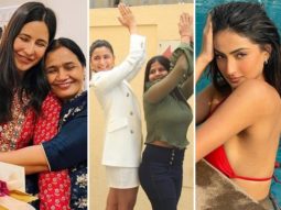 Trending Bollywood Pics: From Vicky Kaushal sharing a picture of Katrina Kaif and his mother on Women’s Day to Alia Bhatt doing the signature pose of Gangubai at a special screening to Palak Tiwari raising temperatures in a red bikini, here are today’s top trending entertainment images