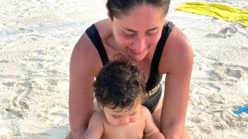 Kareena Kapoor Khan rings in Holi by building sandcastles on the beach with her son Jeh